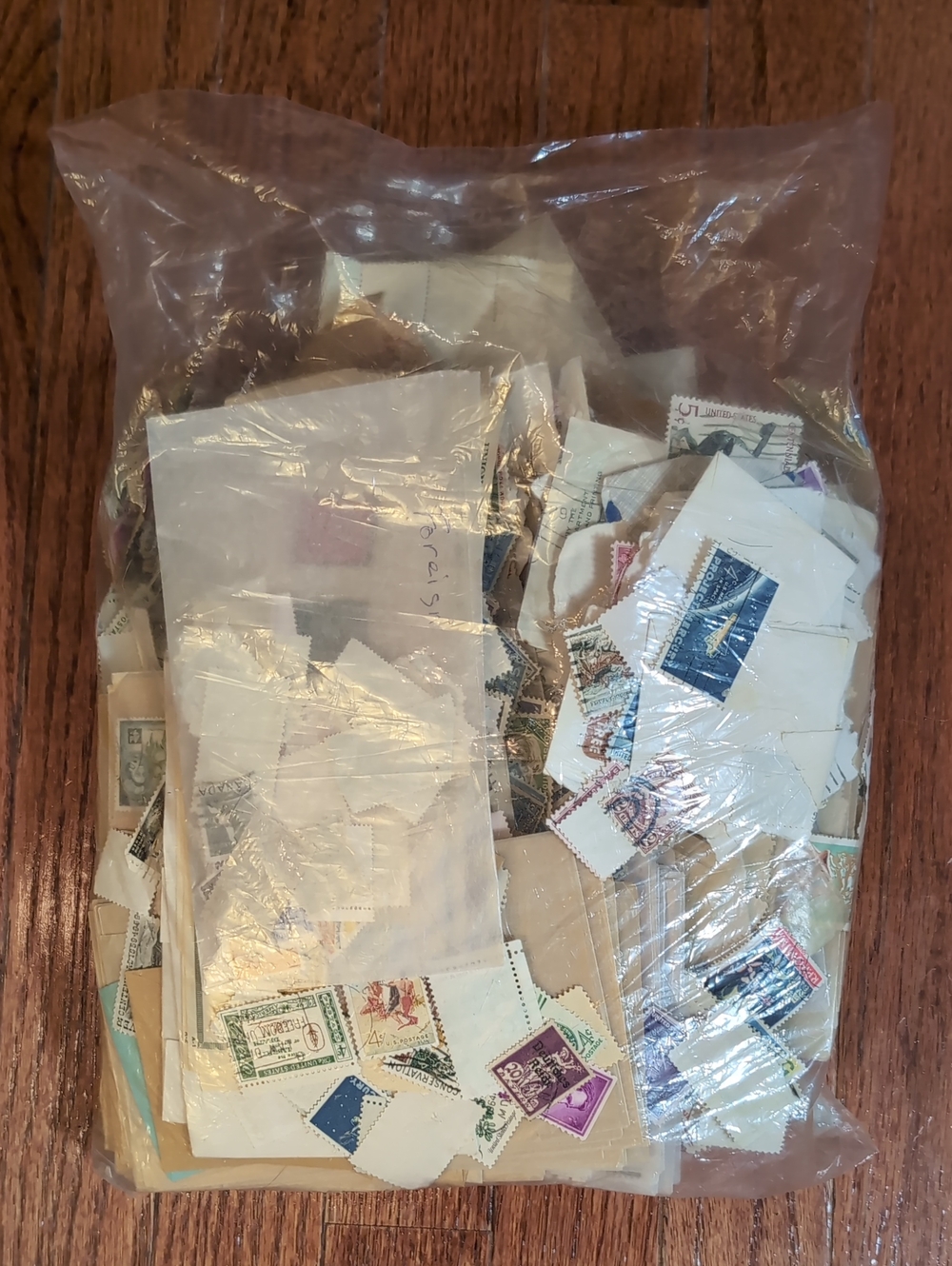 USPS Vintage Used Stamps 2.4 Pound Bag